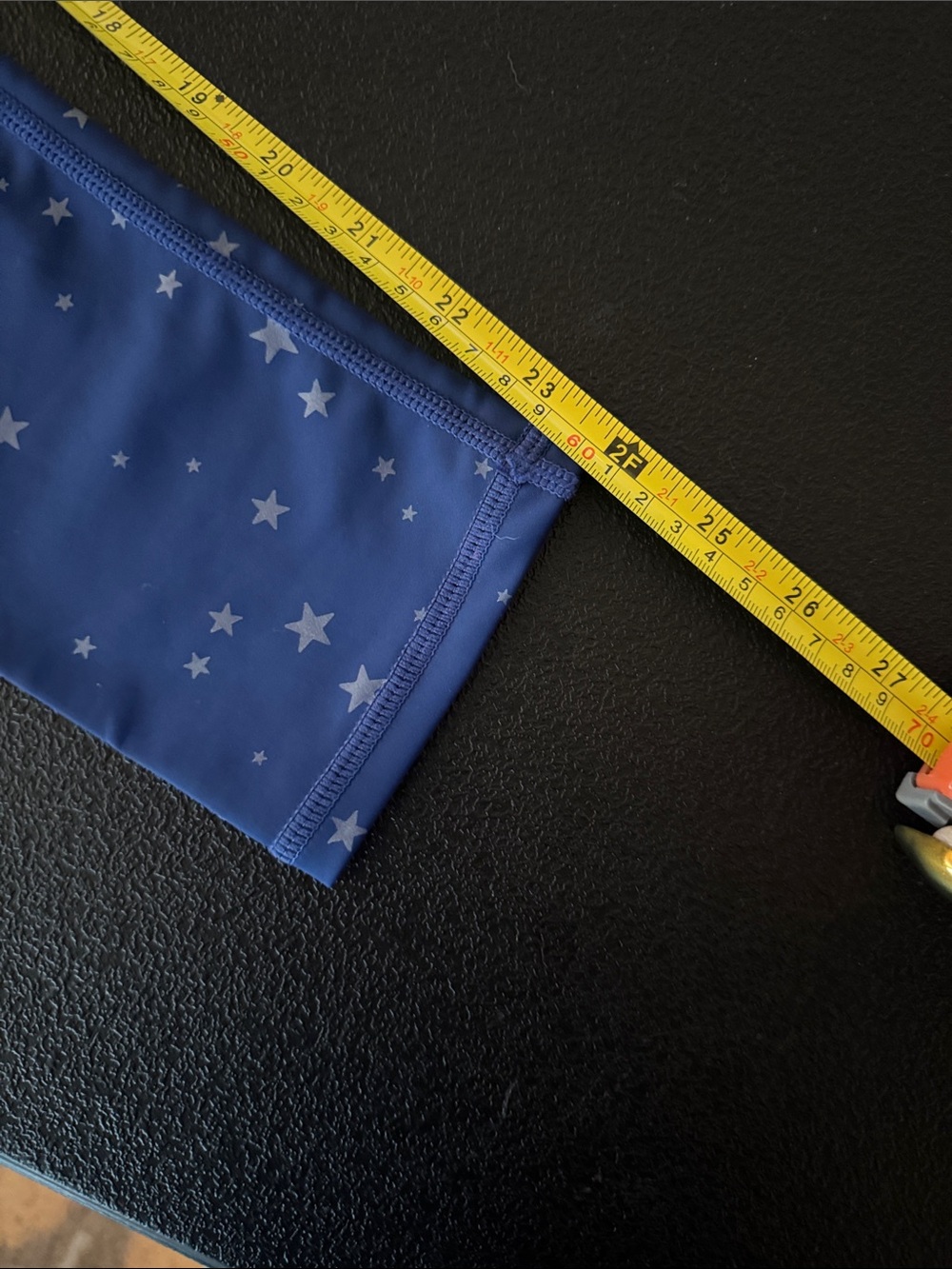 Terez Navy Star-Print Leggings Large - Picture 2 of 8